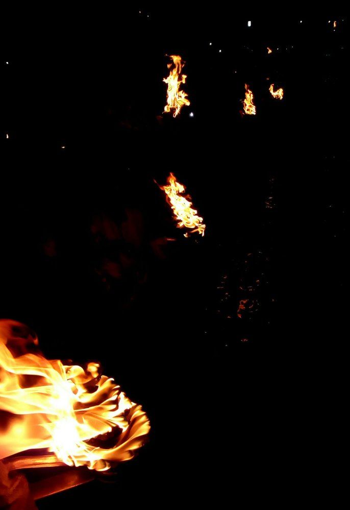 Spiritual flames.