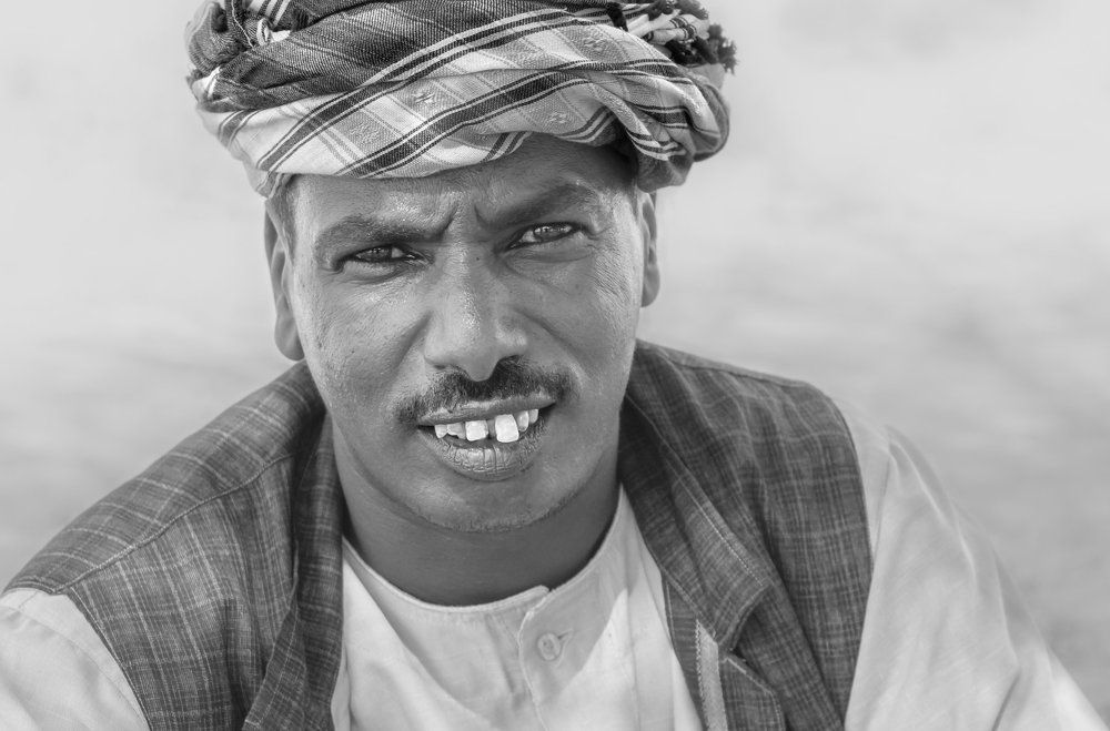 Faces expressing the history of her country