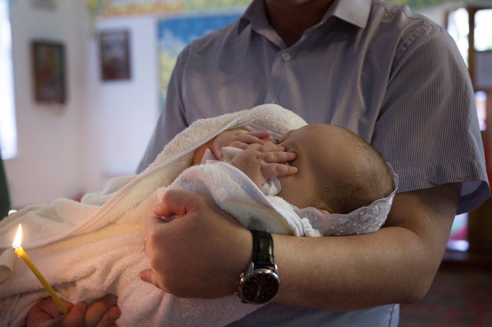 после окунания во время крещения уснул...