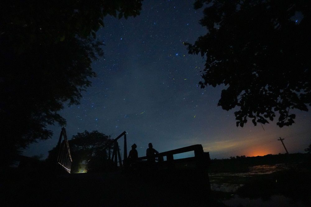 Night Sky With Beautiful Light