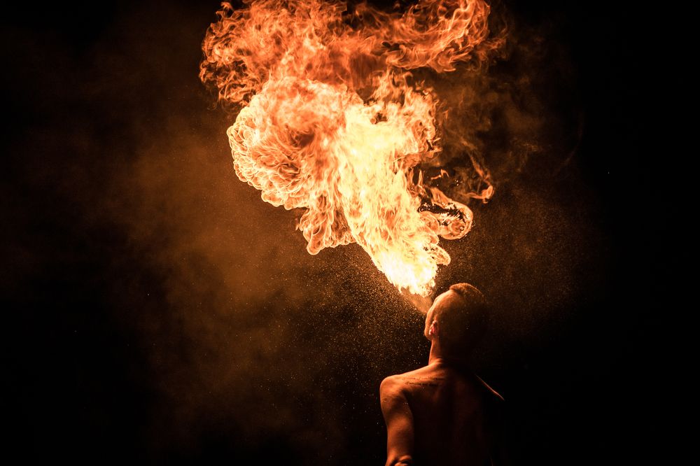 Огненное облако.