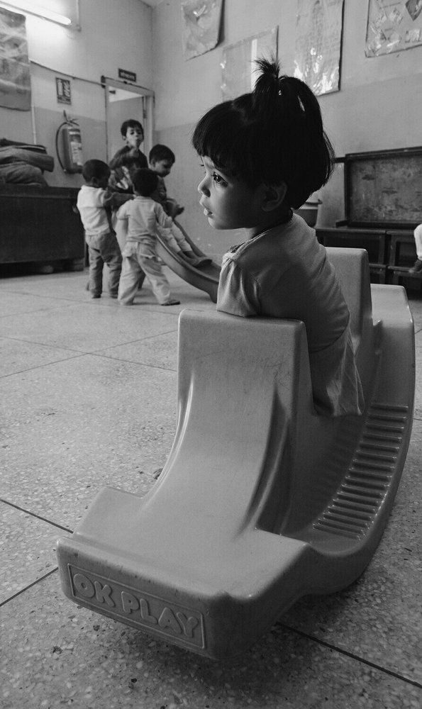 Alone girl
