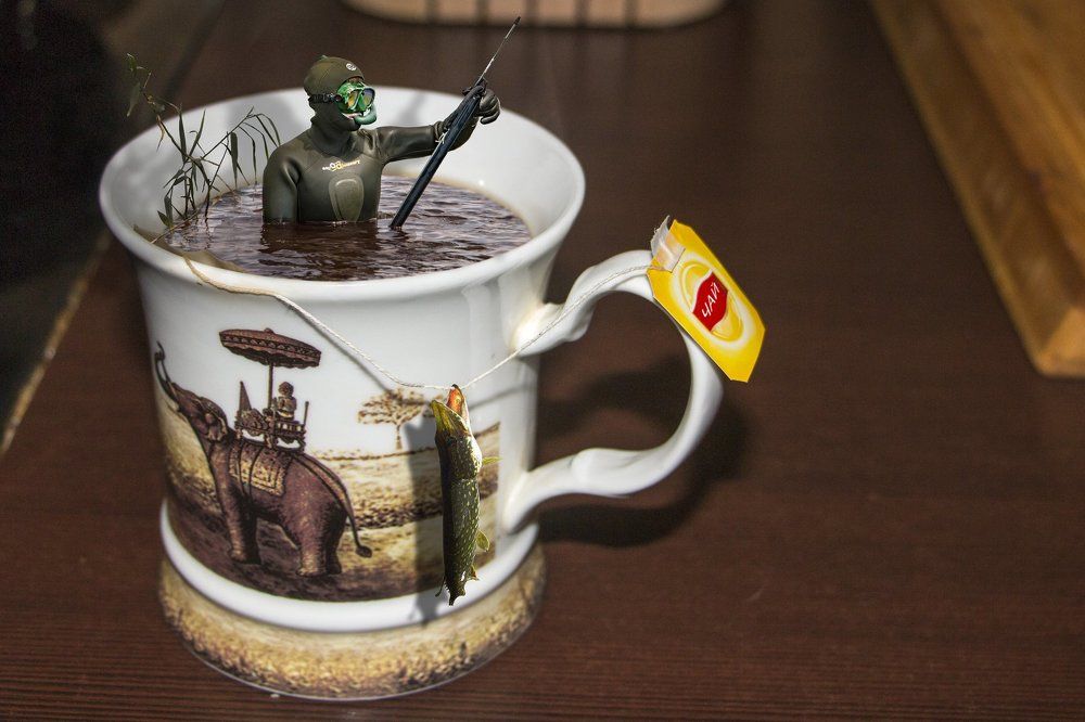 Подводная охотница.