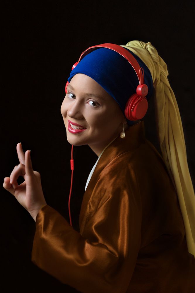 Девушка с жемчужной серёжкой... Современная интерпретация