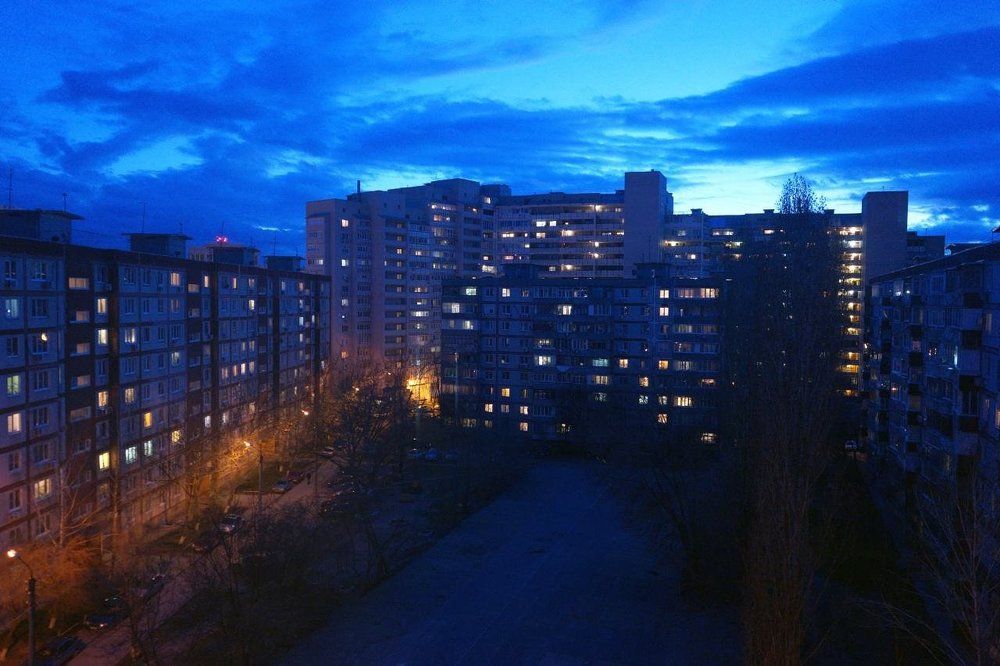Мой город спит.