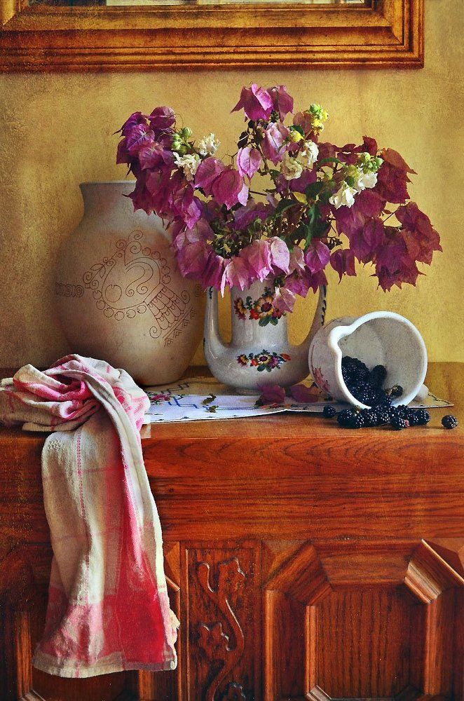 С бугенвиллеей и ежевикой