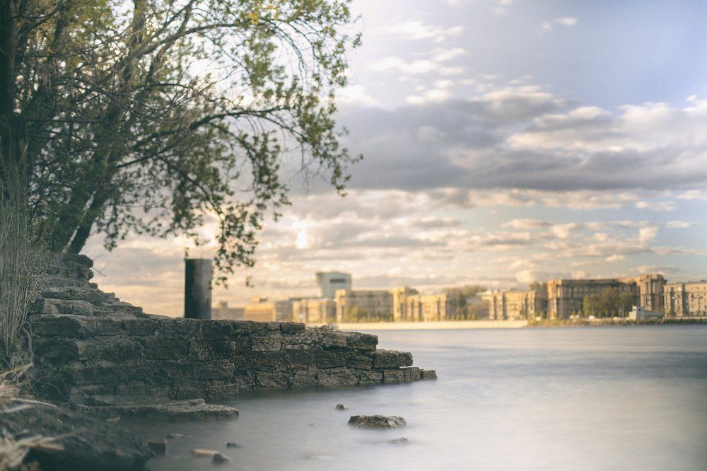 Вечернее солнце Петербурга