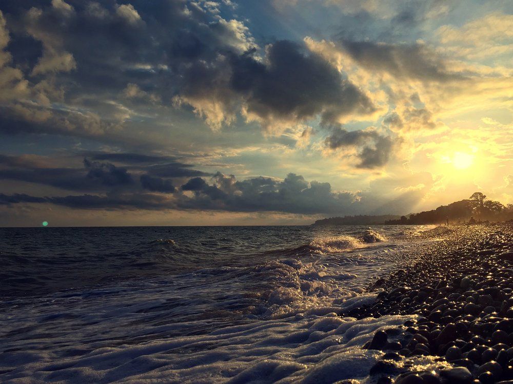 Закат в Новом Афоне