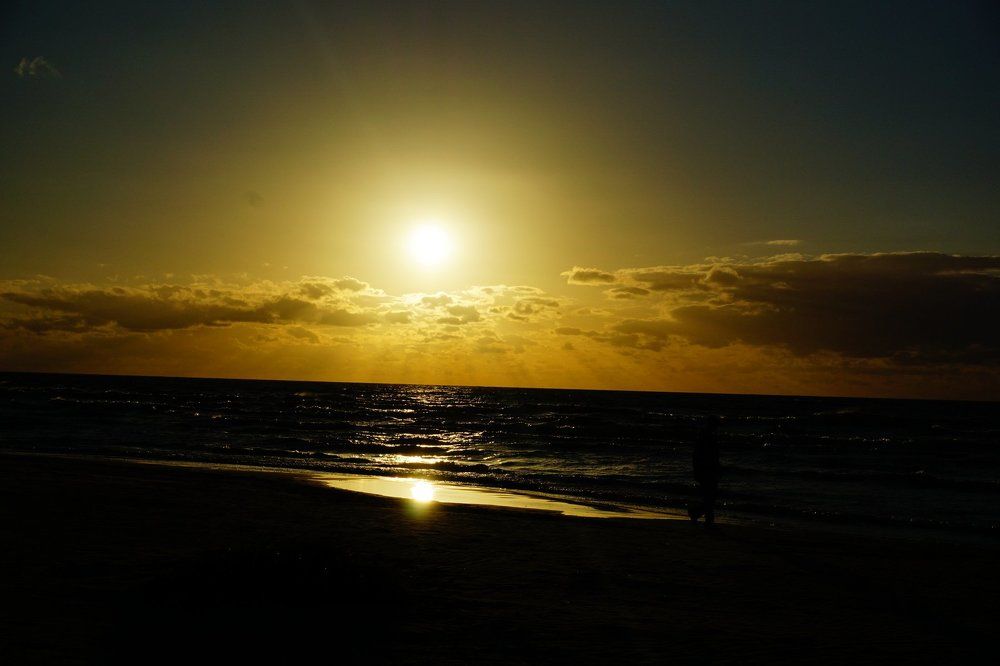 Закат в Балтийском море