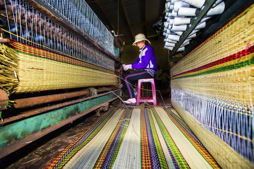 Weaving mats