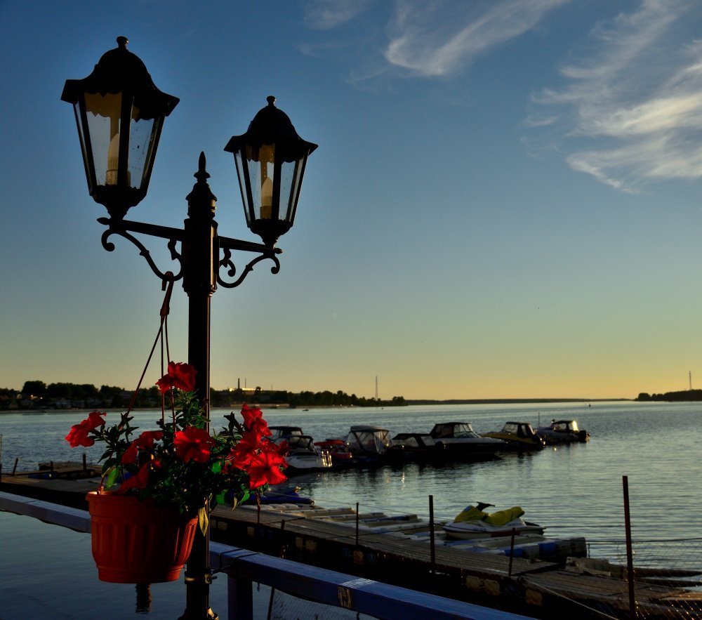 Закат на Волге