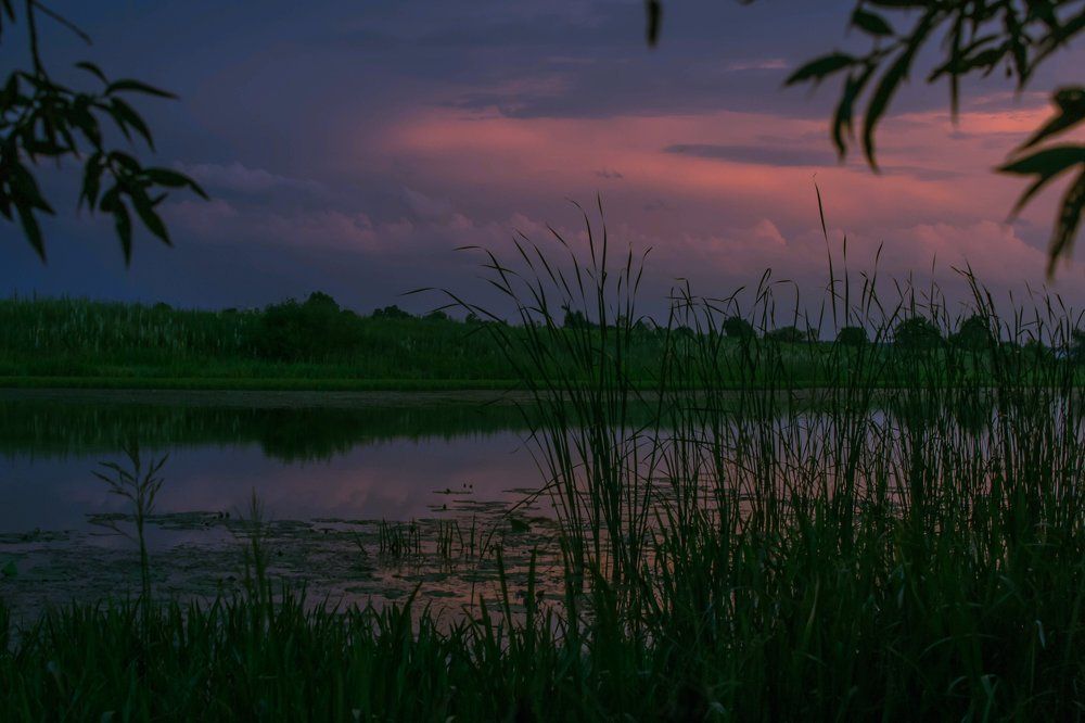 Закат перед дождем