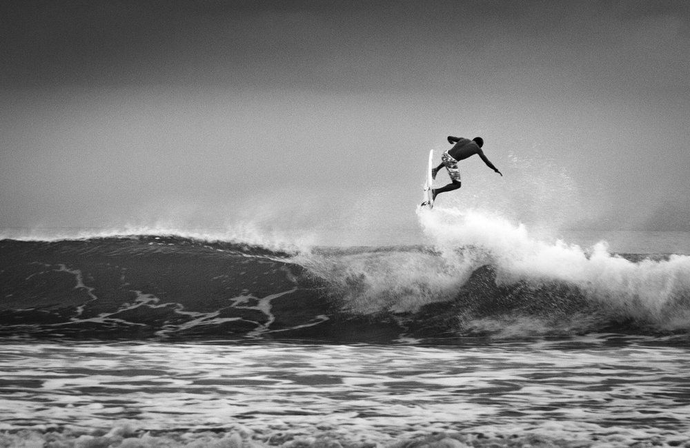 Surving boy