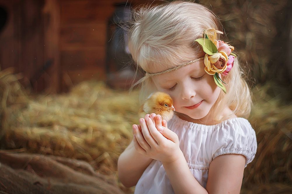 Ульяна и маленький друг