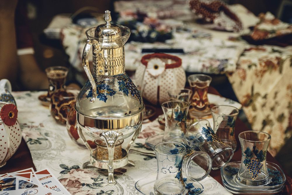 на выставке