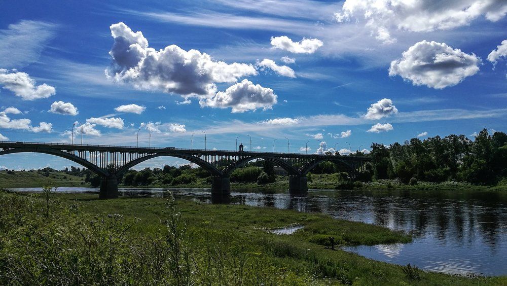 г. Старица, мост через Волгу
