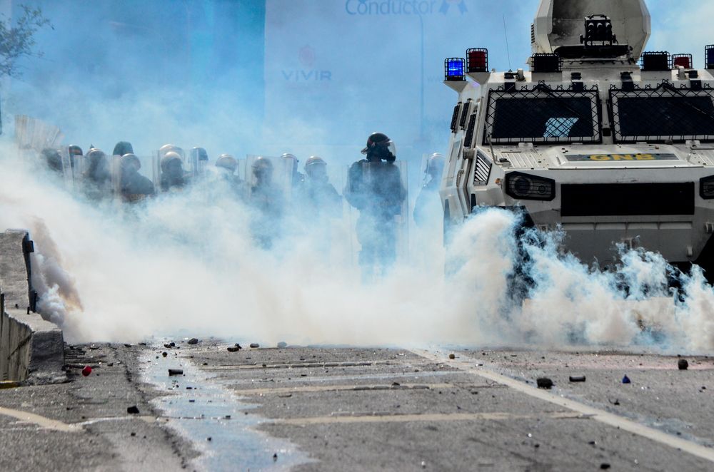 The face of oppression