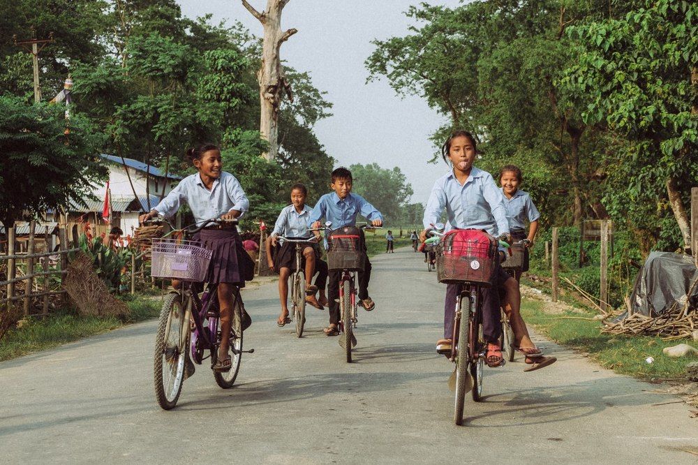 После школы в Непале
