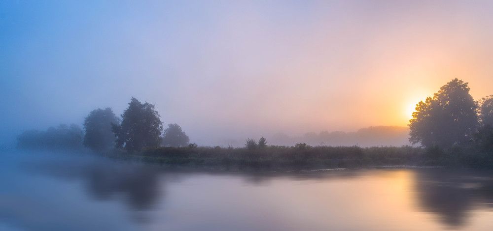Fog over the river