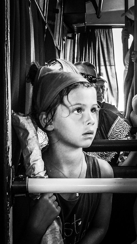 В жаркой маршрутке