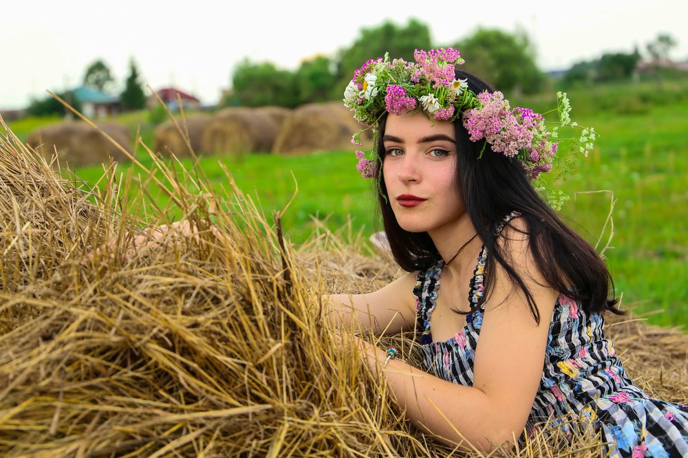 Отдых после покоса.