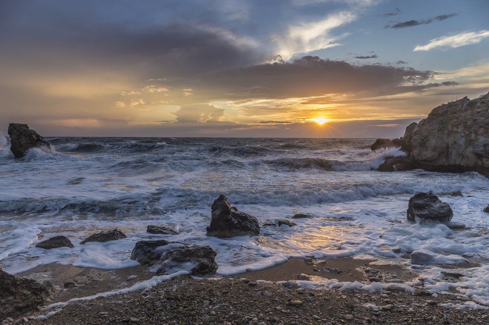 Шторм в Арабатском заливе