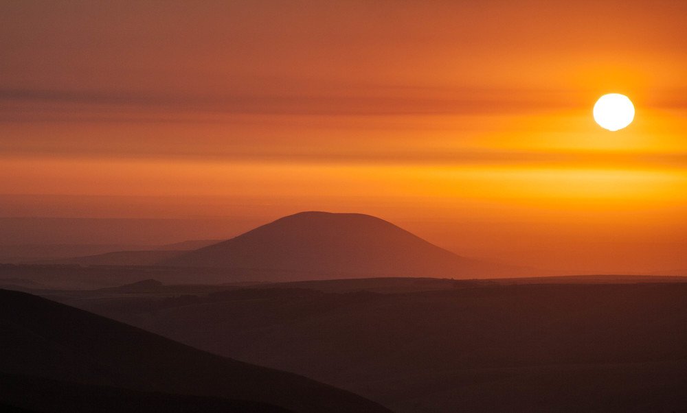 Рассвет с горы Большое Седло