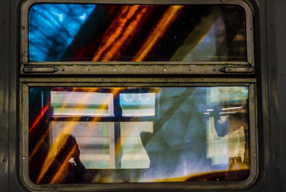 Автопортрет в электричке