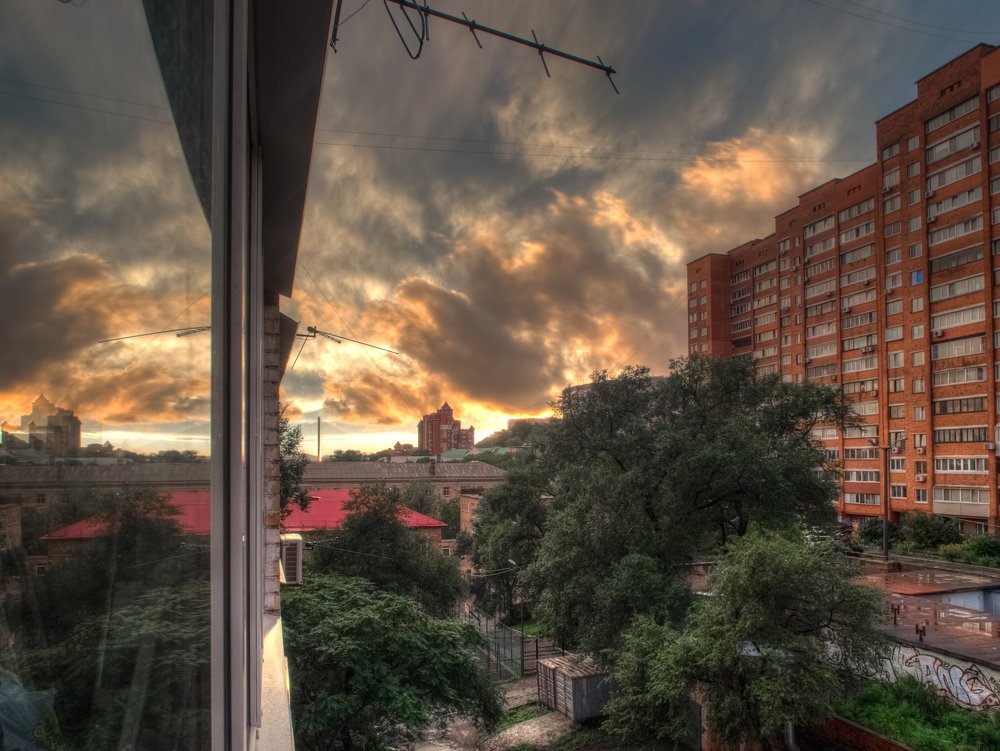 Закат над Владивостоком