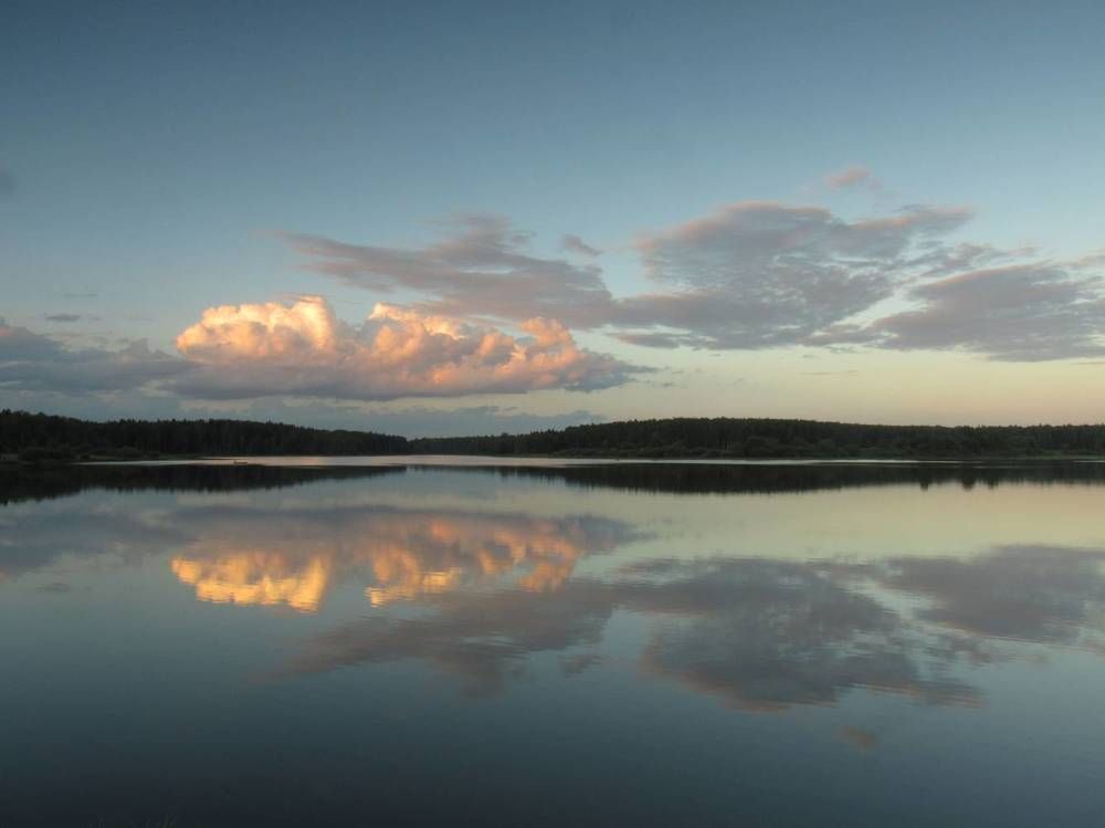 Вечер на озере