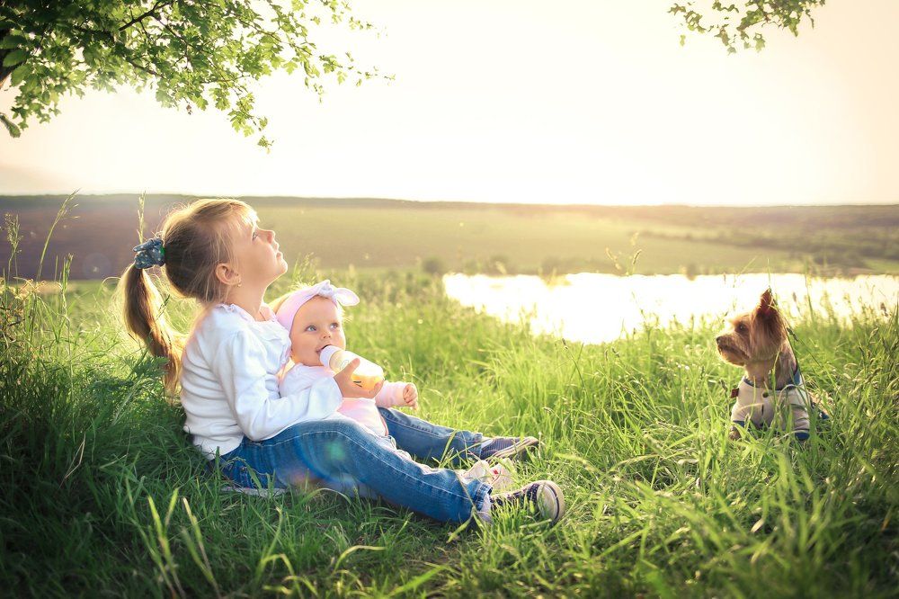 На прогулке