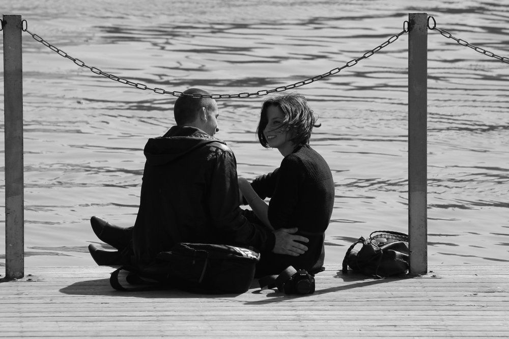 Влюбленная пара..