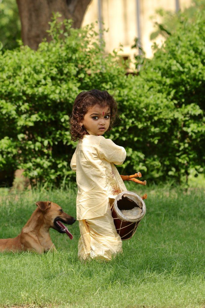 children & animal