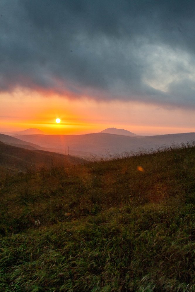 Рассвет с горы Большое Седло