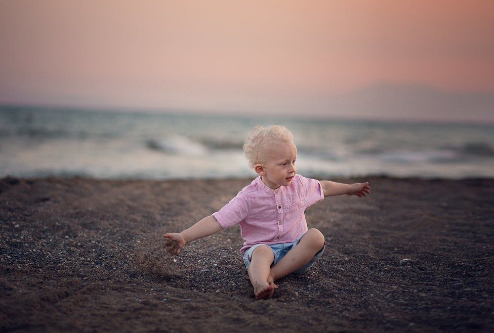 Закат у моря