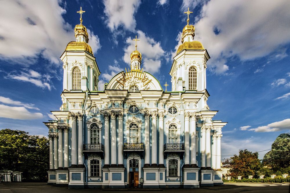 Николо-Богоявленский морской собор на Никольской пл. в Петербурге