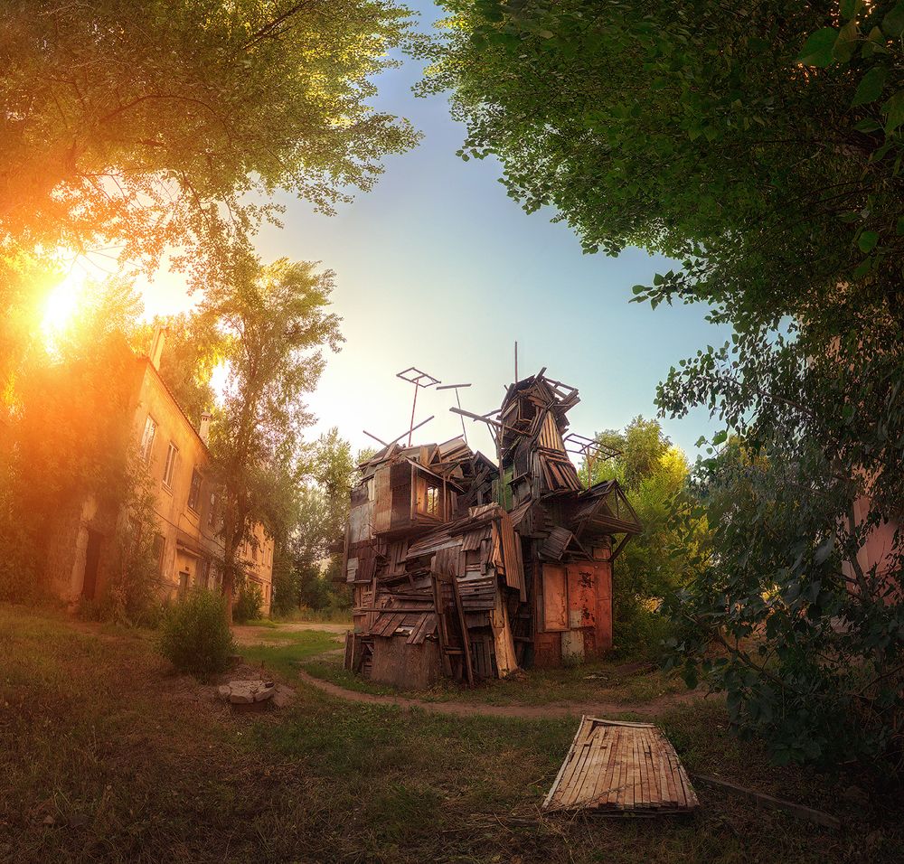 Заброшенная голубятня на ул. Пирогова, г. Воронеж