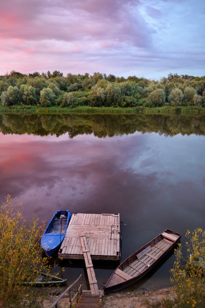 Закат на Дону