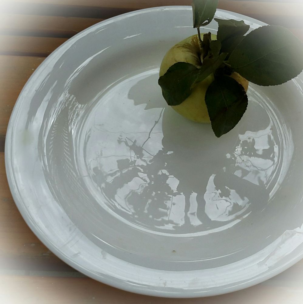 Яблочко на тарелочке