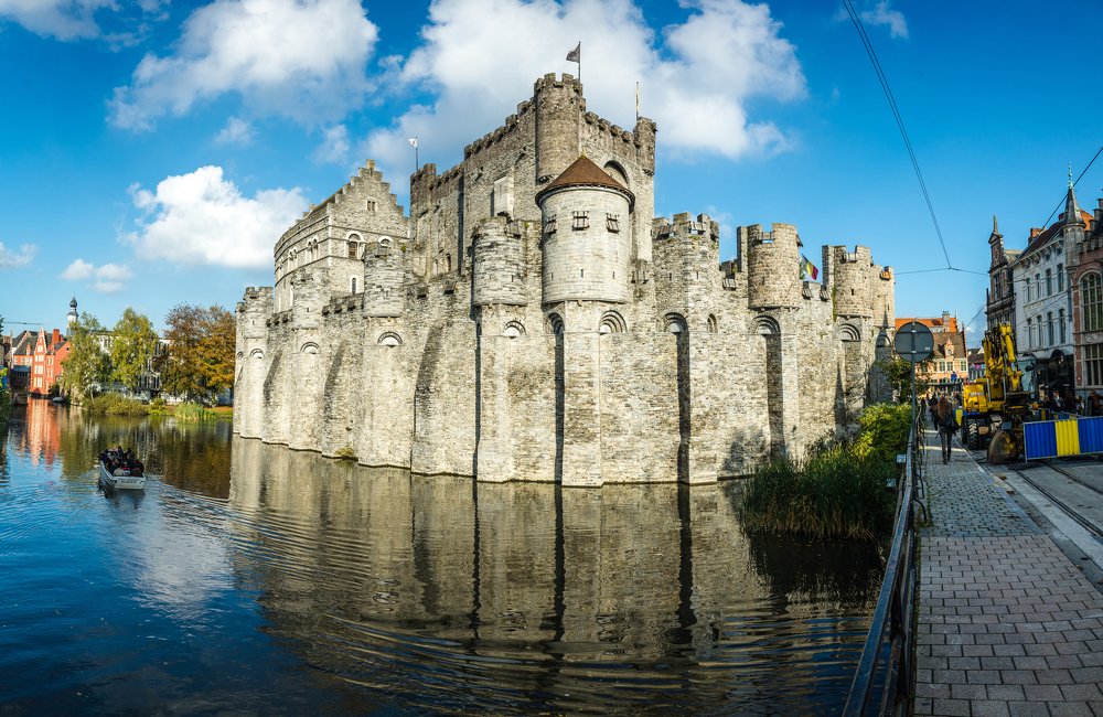 Gravensteen castle in Ghent