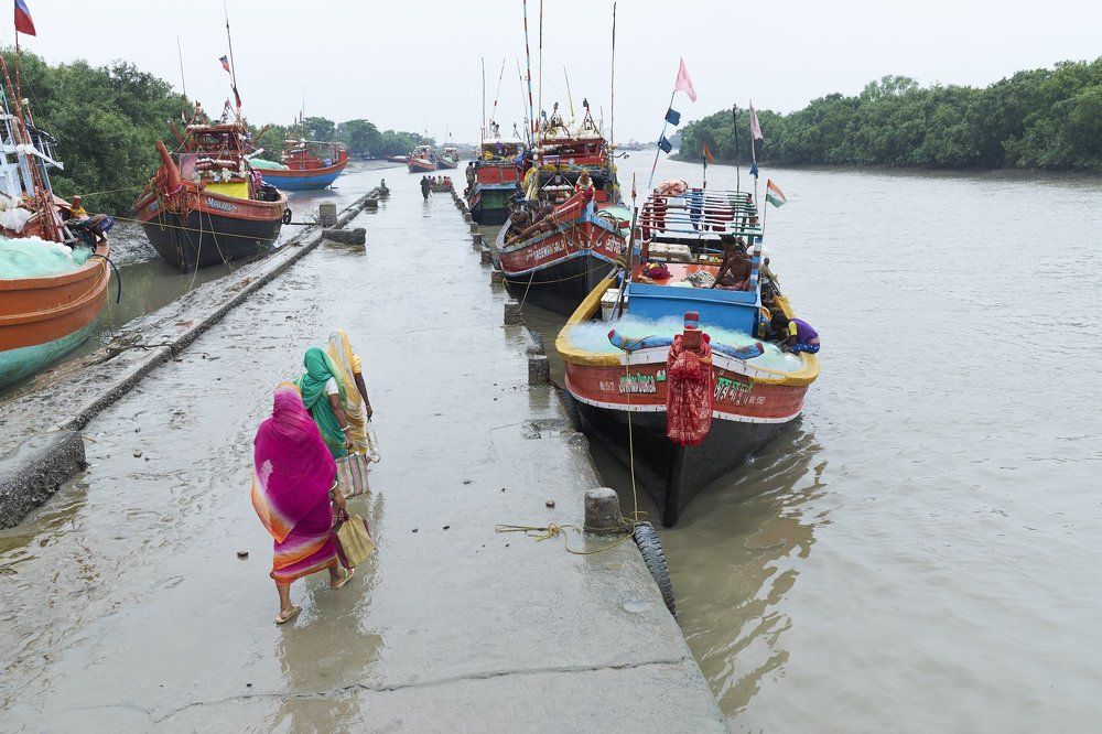 Fishing boat harbour