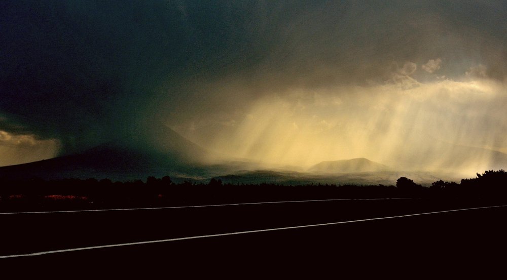Rain over mountain Ararat