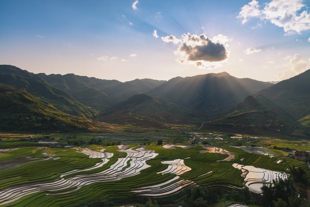 Khau Pha Terraces Valley