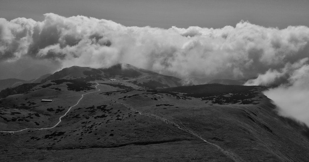 .. a view from Klosterwappen towards Waxriegel (Schneeberg, Austria) ..