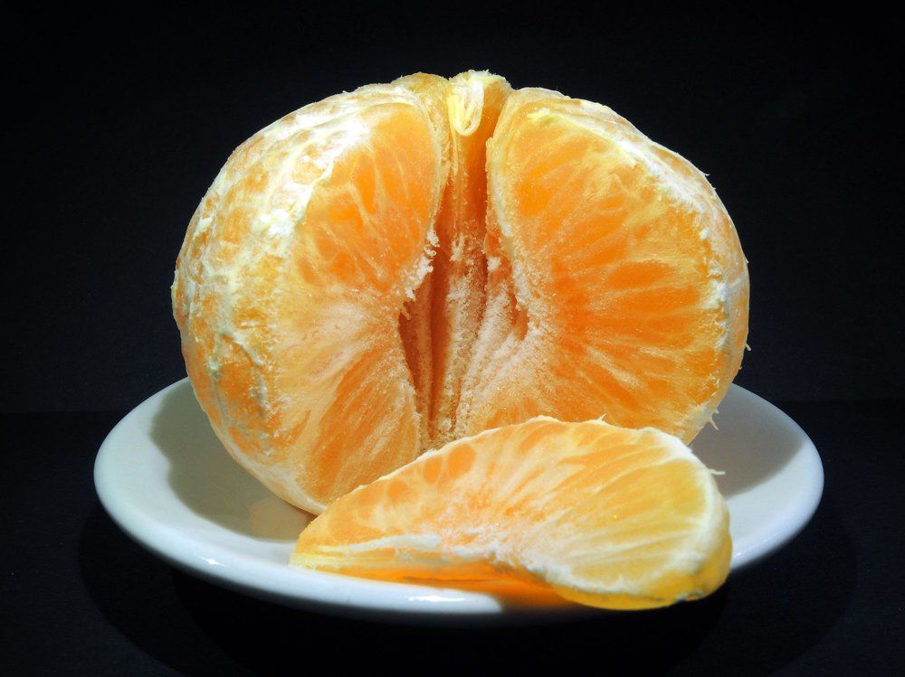 Просто мандарин.