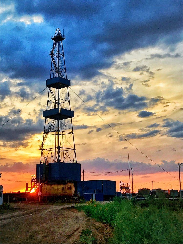 нефть и небо