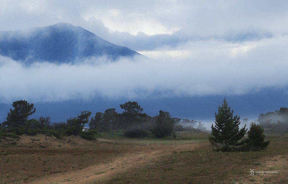 Foggy morning of Baikal land