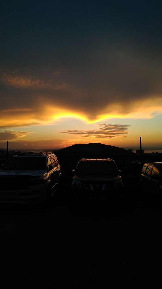 Огненный закат