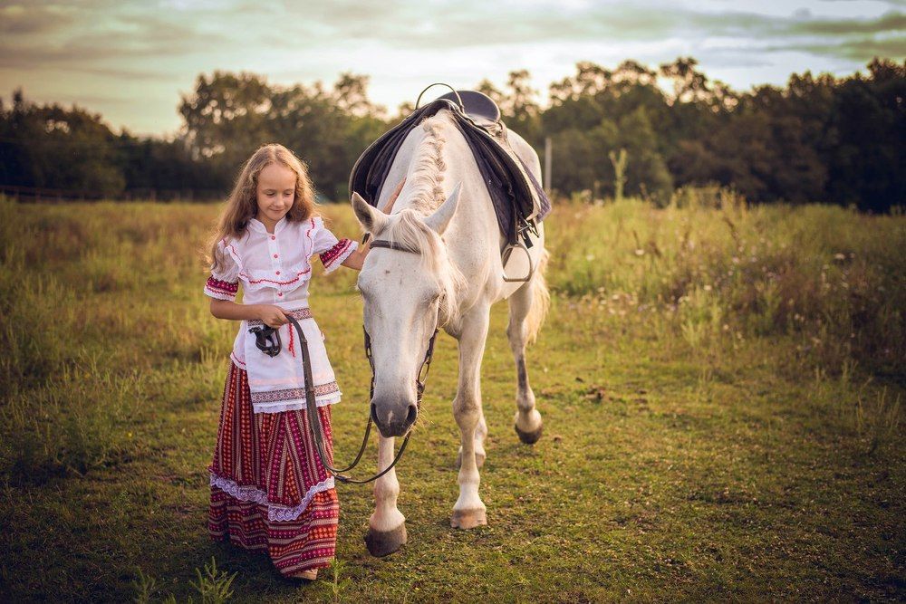Прогулка с лошадью
