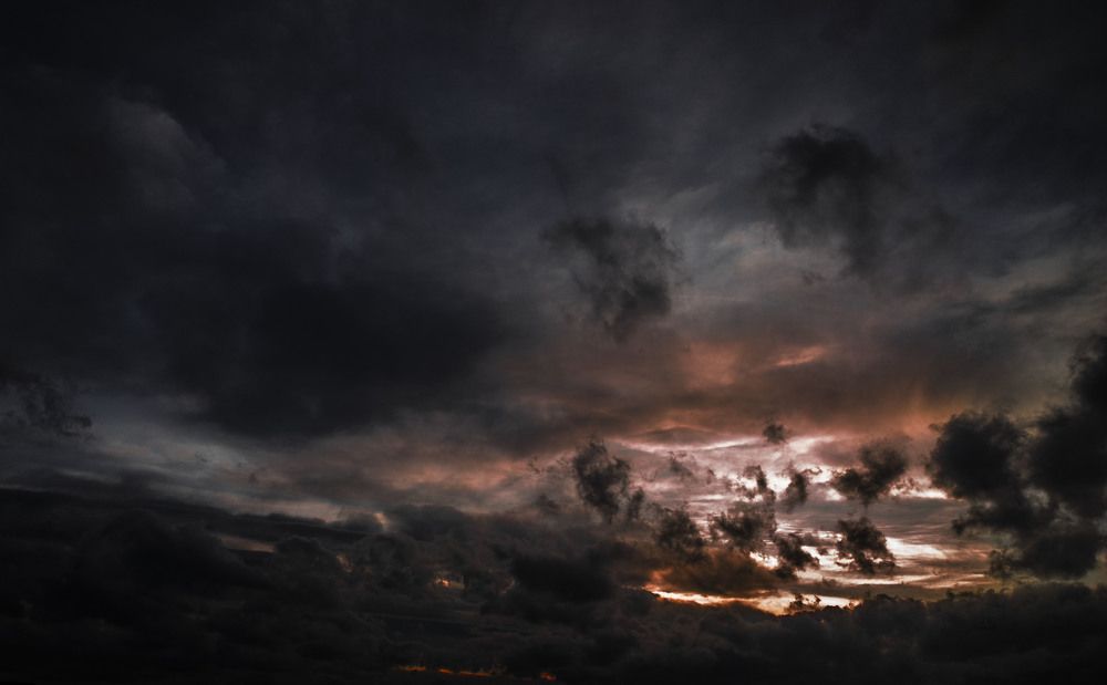 deep contrast  sky